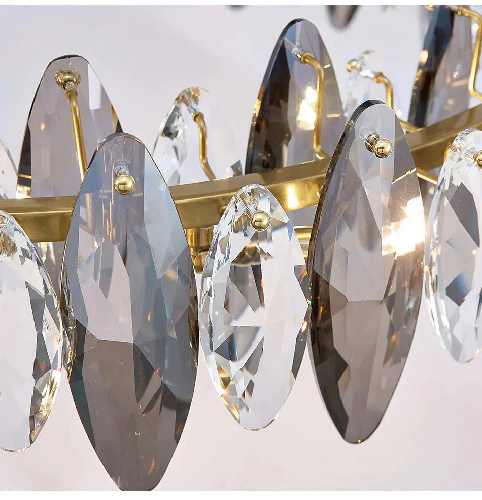 Luxury Crystal Chandelier Living Room Lamps Upscale Modern Lamps