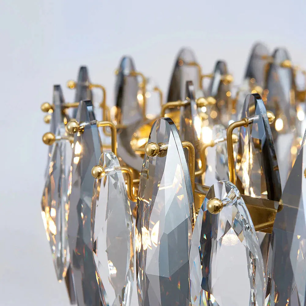 Luxury Crystal Chandelier Living Room Lamps Upscale Modern Lamps