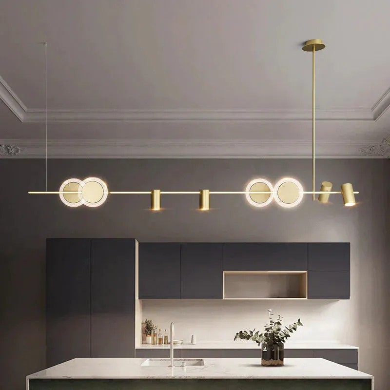 Luxury Dining Room Chandelier Modern Simple Creative Personality Long Dining Table Lamps