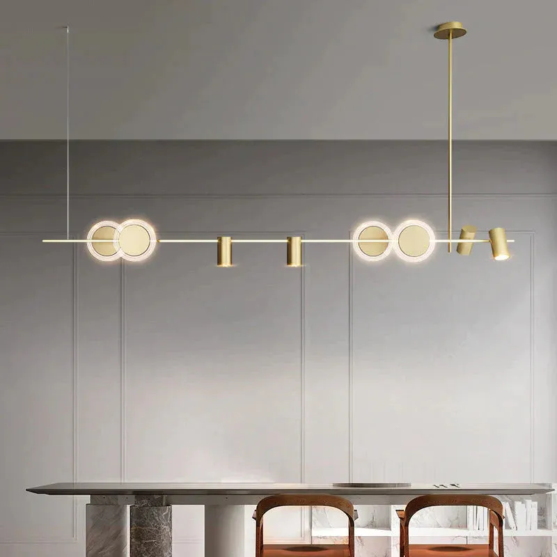 Luxury Dining Room Chandelier Modern Simple Creative Personality Long Dining Table Lamps