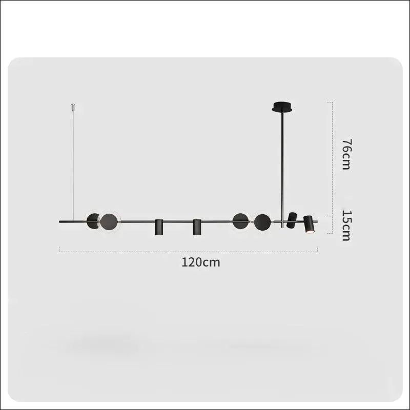 Luxury Dining Room Chandelier Modern Simple Creative Personality Long Dining Table Lamps