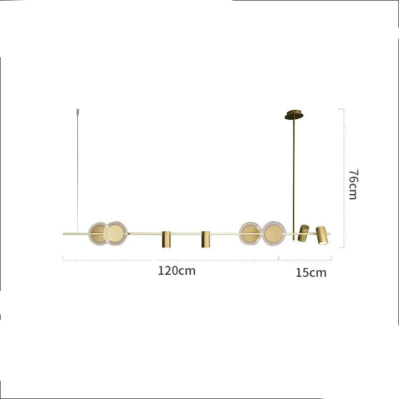 Luxury Dining Room Chandelier Modern Simple Creative Personality Long Dining Table Lamps