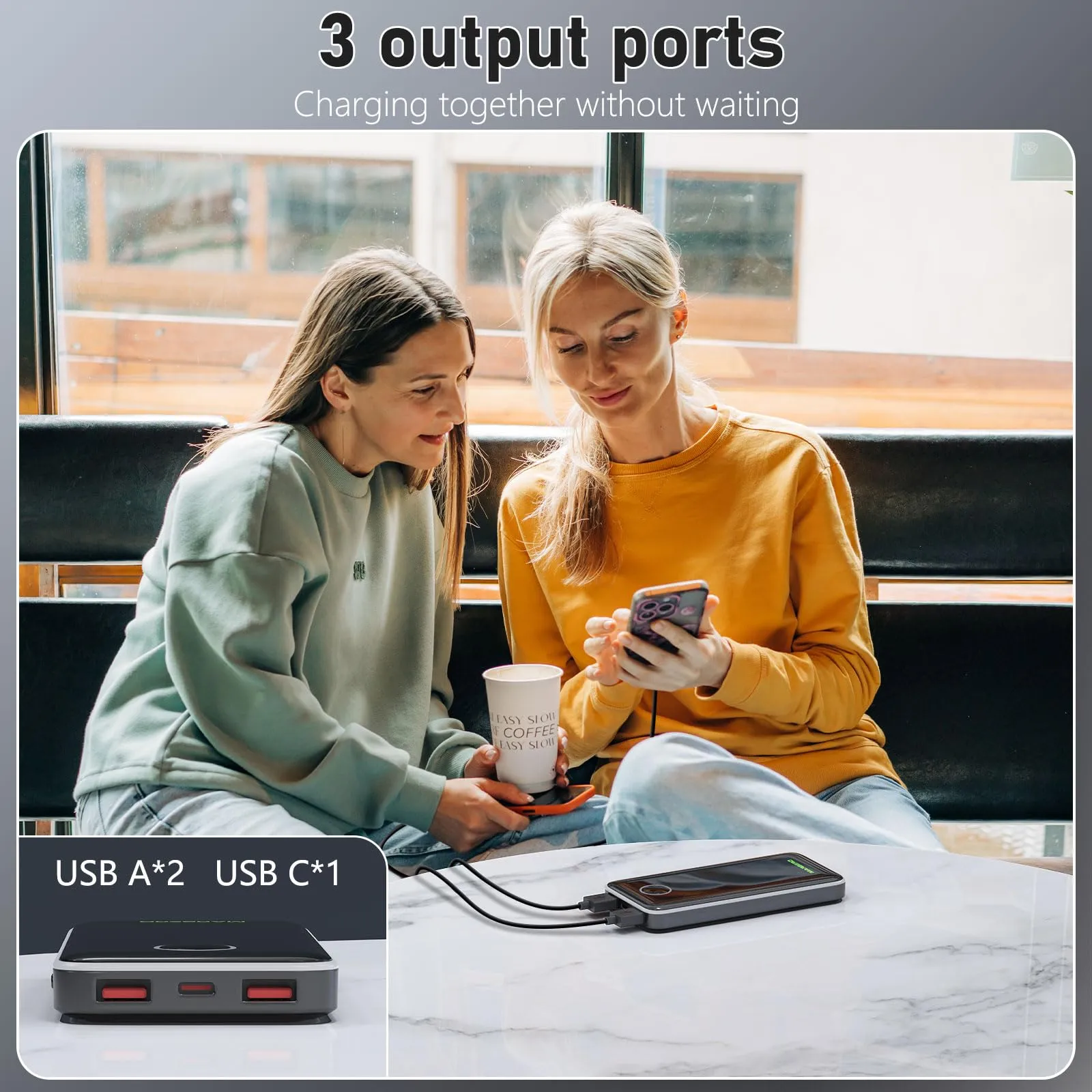 MARBERO 10000mAh Portable Fast Charging Power Bank