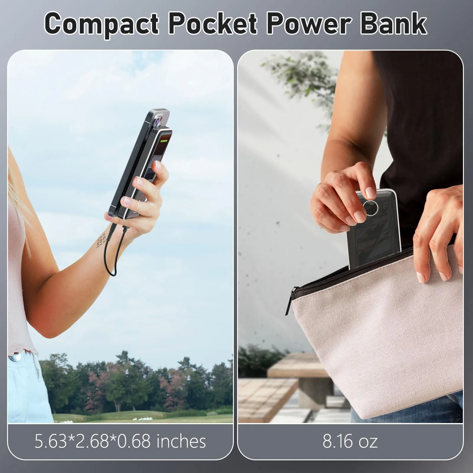 MARBERO 10000mAh Portable Fast Charging Power Bank