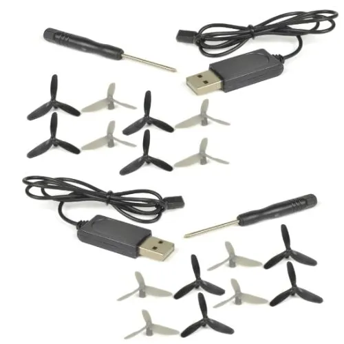 Micro Quadcopter Drone (1.75") w/LED Lights & Flip