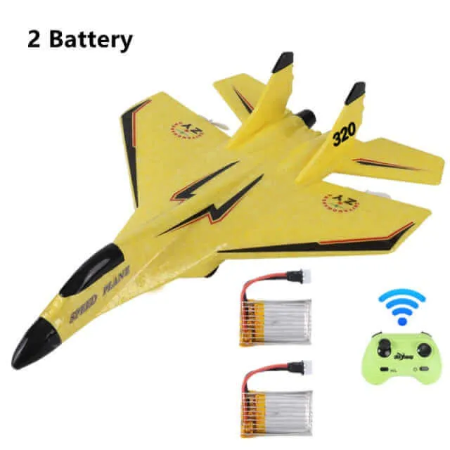 MIG 320 Foam RC Glider Drone | Hand-Thrown Electric Airplane Toy for Boys