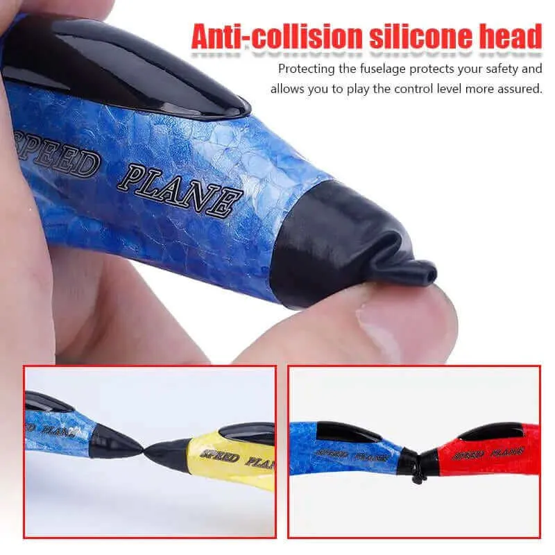 MIG 320 Foam RC Glider Drone | Hand-Thrown Electric Airplane Toy for Boys
