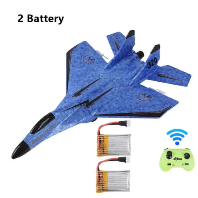 MIG 320 Foam RC Glider Drone | Hand-Thrown Electric Airplane Toy for Boys