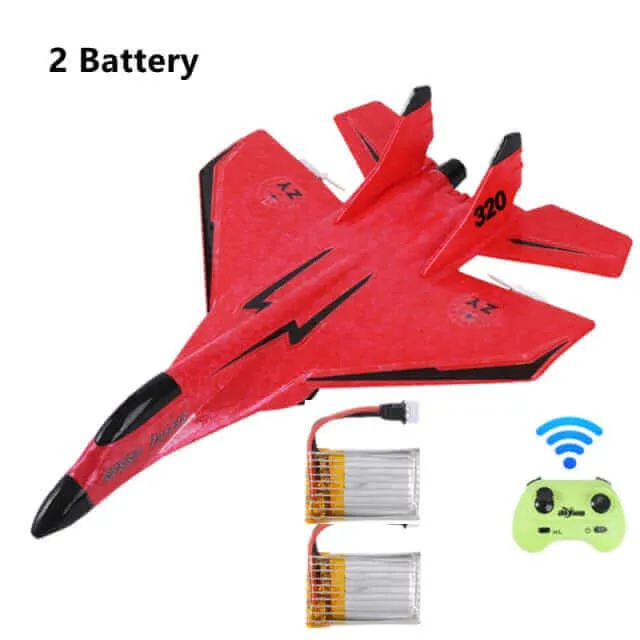 MIG 320 Foam RC Glider Drone | Hand-Thrown Electric Airplane Toy for Boys