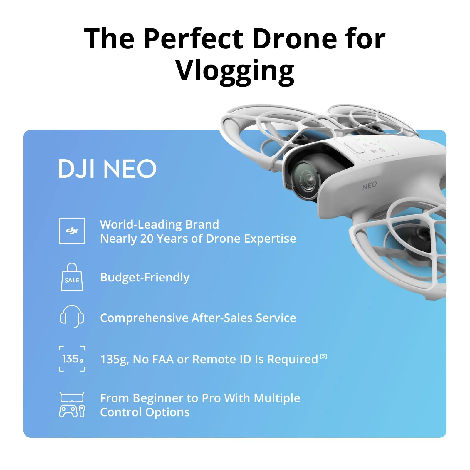 Mini Drone with 4K UHD Camera for Adults, 135g Self Flying Drone that Follows You, Palm Takeoff, AI Subject Tracking, Quick Shots,