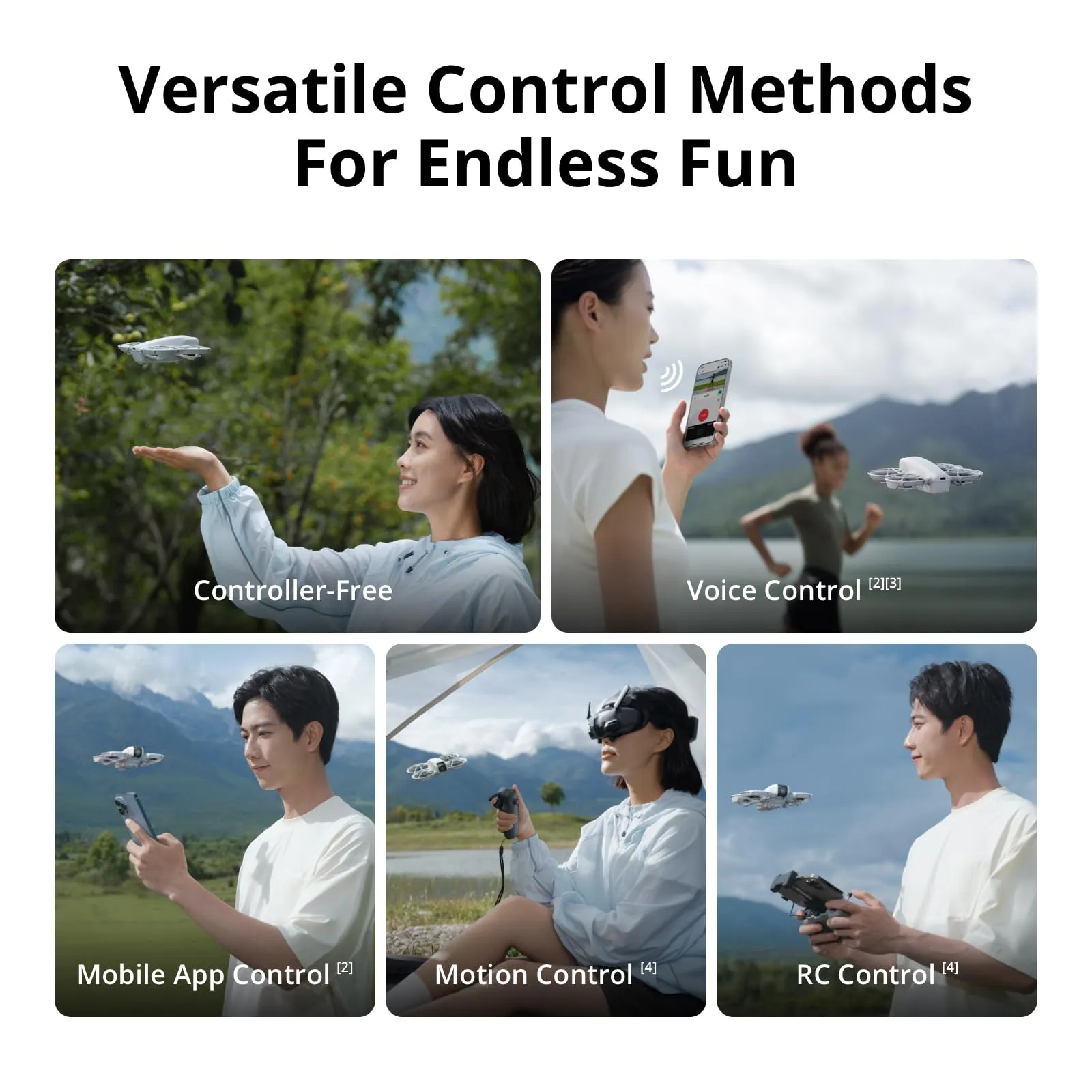 Mini Drone with 4K UHD Camera for Adults, 135g Self Flying Drone that Follows You, Palm Takeoff, AI Subject Tracking, Quick Shots,