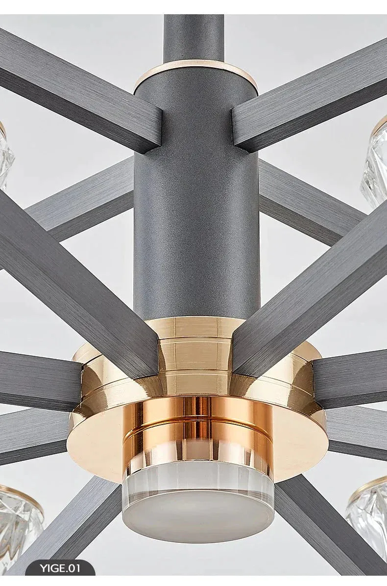Modern Luxury Crystal Chandelier New Nordic Online Celebrity Creative Personality Chandelier