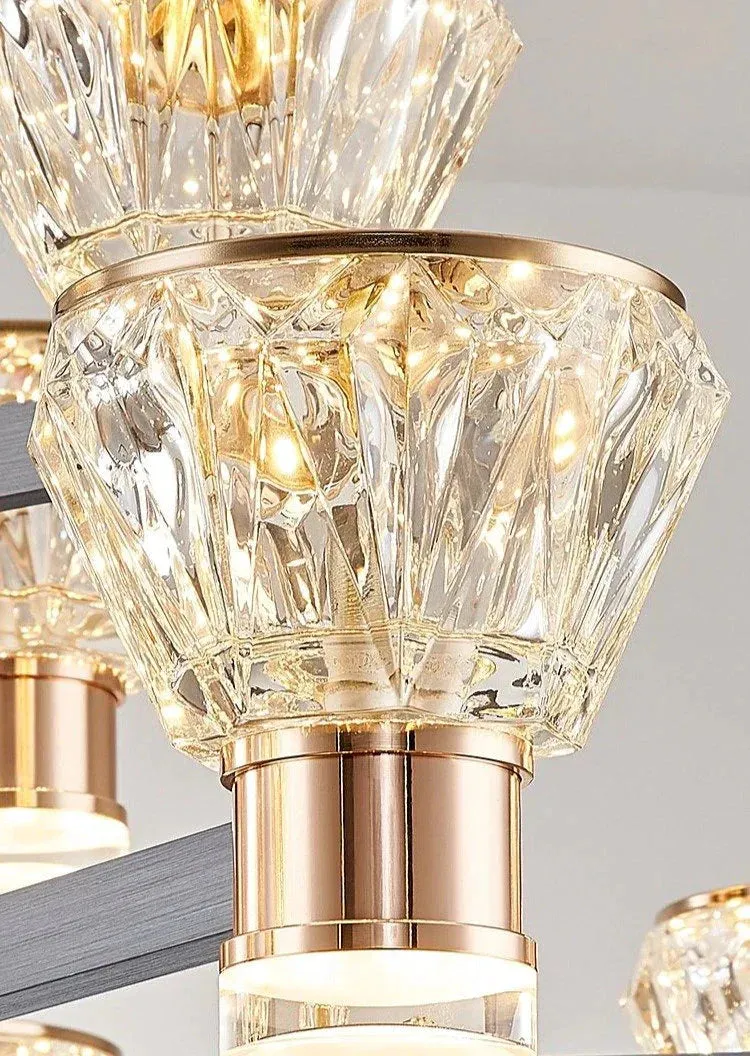 Modern Luxury Crystal Chandelier New Nordic Online Celebrity Creative Personality Chandelier