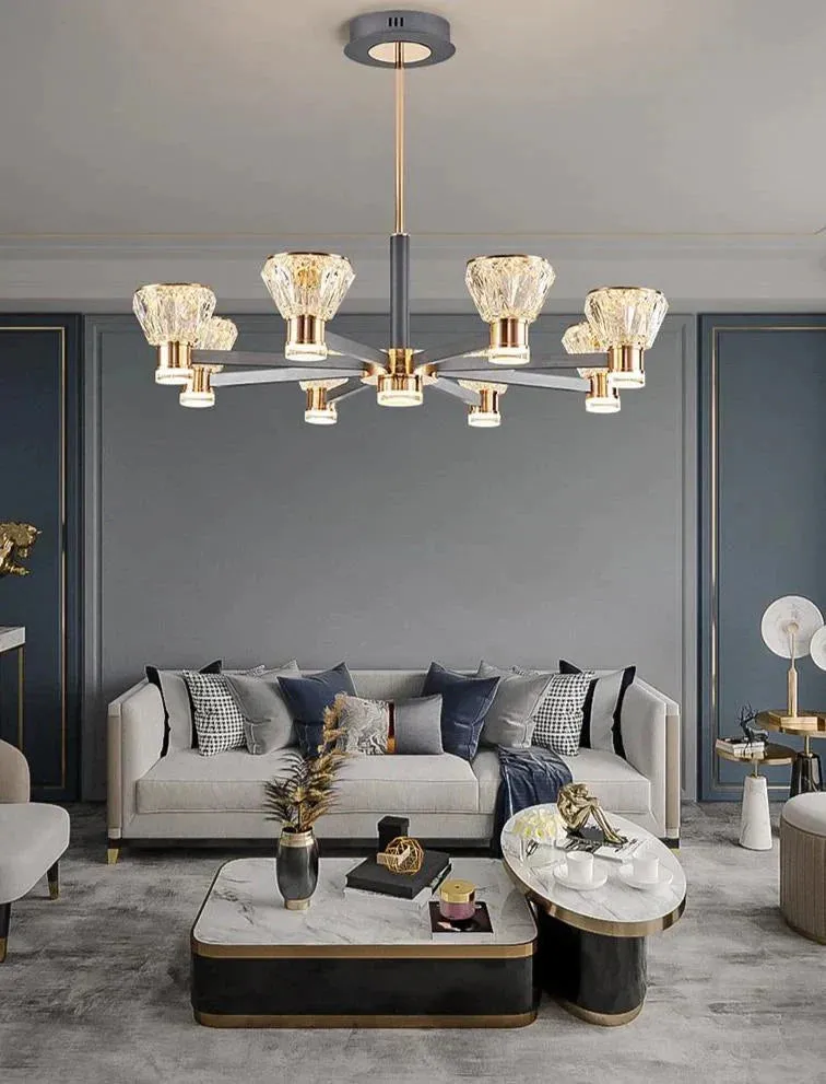 Modern Luxury Crystal Chandelier New Nordic Online Celebrity Creative Personality Chandelier