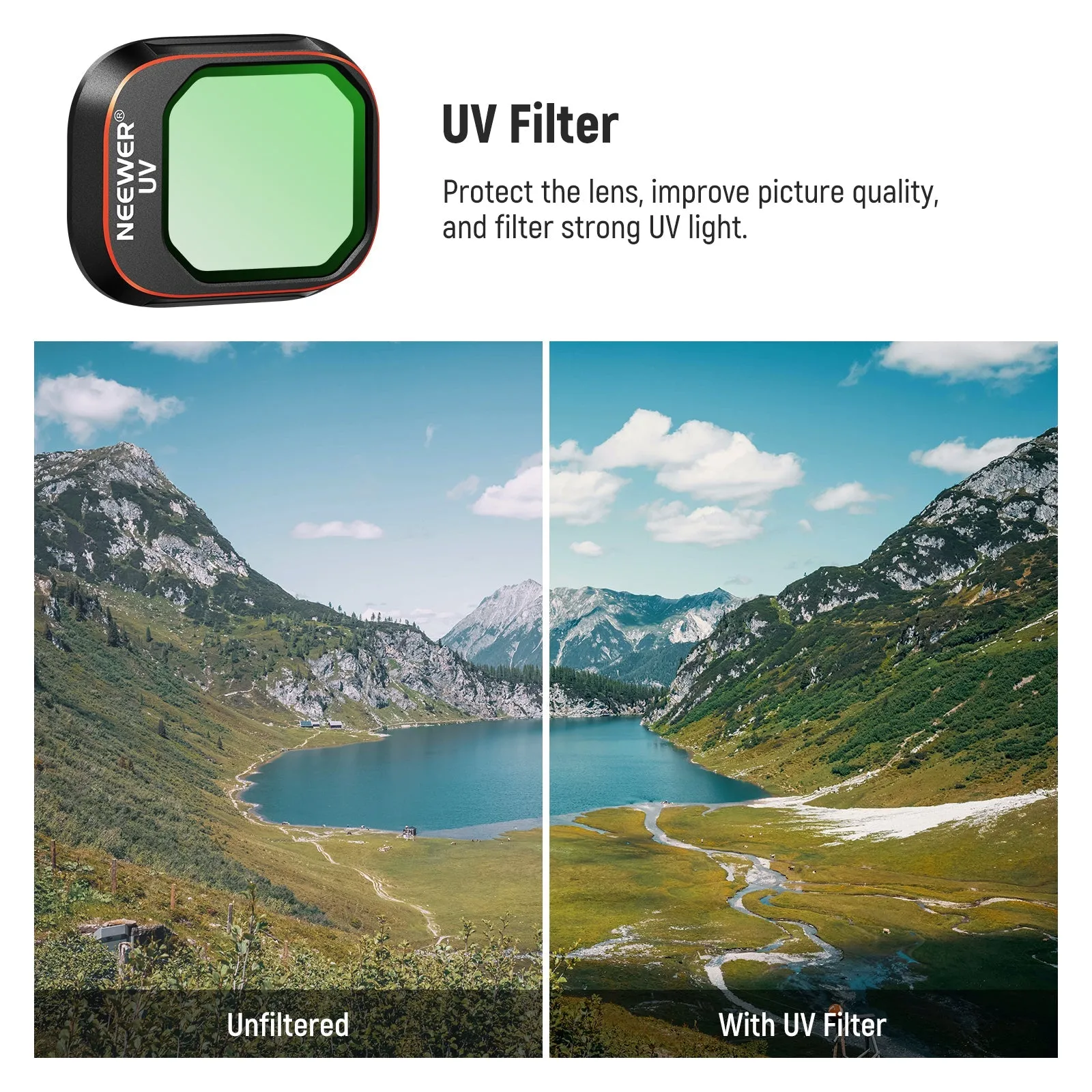 NEEWER 6 Pack ND/PL Filters Set for Mini 4 Pro