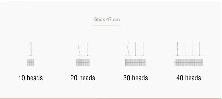 New Net Hot Chandelier Dimmable Creative LED Aluminum Alloy Simple Fishbone Chandelier