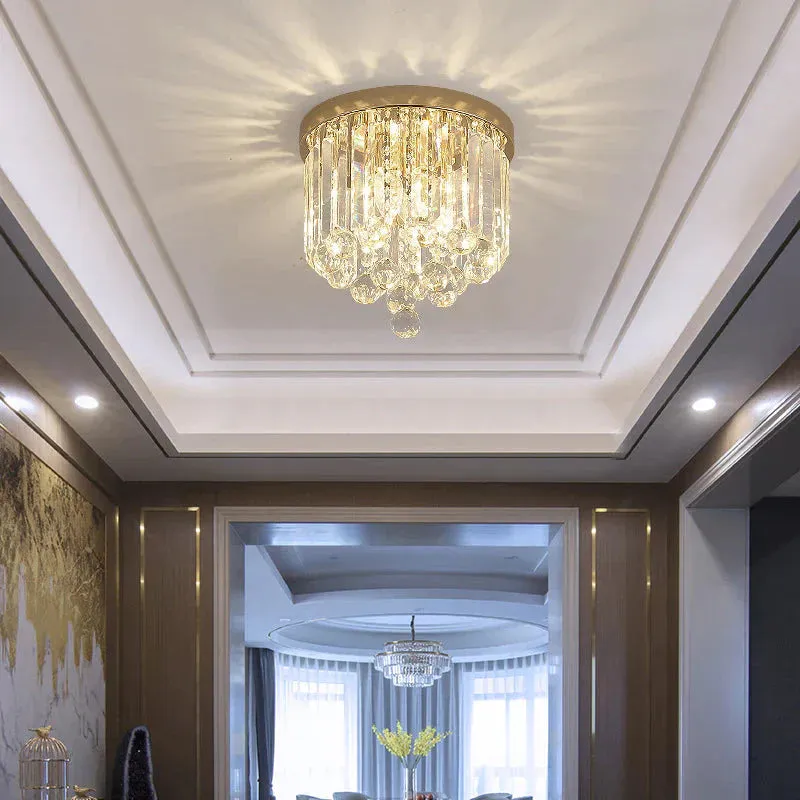 Nordic LED Crystal Pendant Lights Crystal Tree Branch Pendant Lamp For Living Room Kitchen Cafe Postmodern Led Tavan Aydinlatma