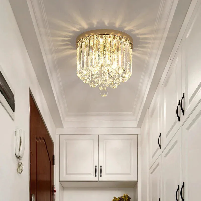 Nordic LED Crystal Pendant Lights Crystal Tree Branch Pendant Lamp For Living Room Kitchen Cafe Postmodern Led Tavan Aydinlatma