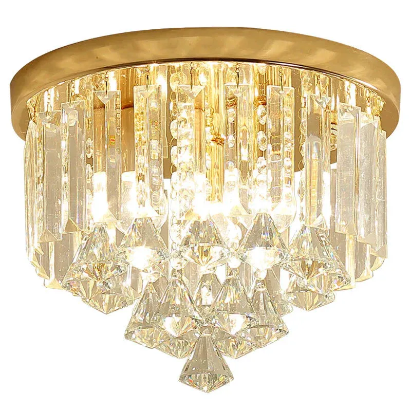 Nordic LED Crystal Pendant Lights Crystal Tree Branch Pendant Lamp For Living Room Kitchen Cafe Postmodern Led Tavan Aydinlatma