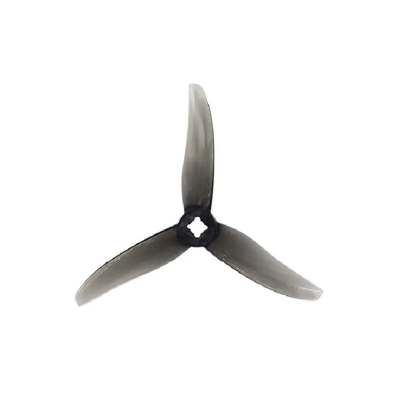 Orange HD 3525 Hurricane PC 3 Blade 1.5mm&M5 Propellers 2CW 2CCW – Clear Gray
