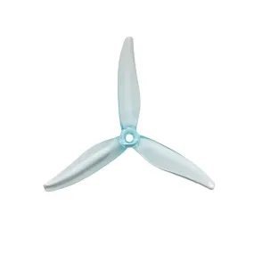 Orange HD 5128.0 Tri Blade Fury Propellers 2CW 2CCW 2 Pair Clear Blue