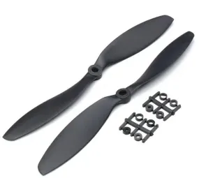 Orange HD Propellers 1238(12X3.8) ABS Black 1CW 1CCW-1pair