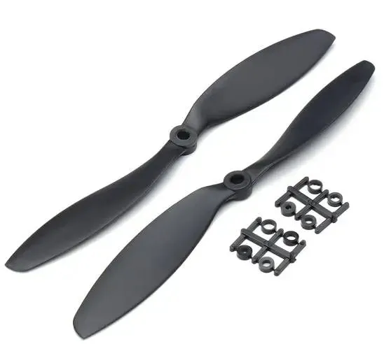 Orange HD Propellers 1238(12X3.8) ABS Black 1CW 1CCW-1pair