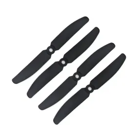 Orange HD Propellers 5040(5X4.0) Carbon Nylon Props 2CW 2CCW-2pairs Black