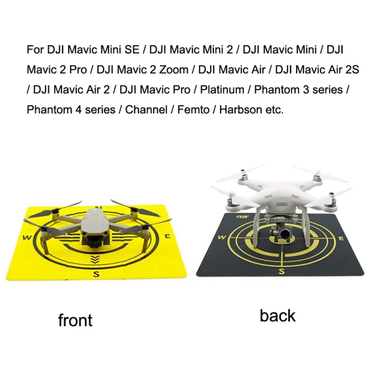 Outdoor Aerial Photography Double-sided Landing Pad For DJI Mavic 3 / Air 2 / Air 2S(Yellow   Black)