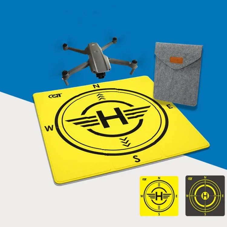 Outdoor Aerial Photography Double-sided Landing Pad For DJI Mavic 3 / Air 2 / Air 2S(Yellow   Black)