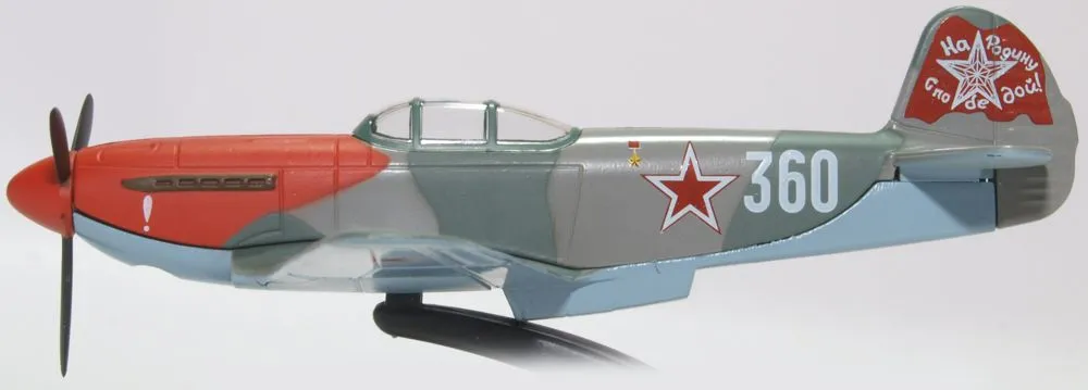Oxford Diecast Yak 3 Anton Dmitrievich Yakimenko 150th Guards Reg 1945