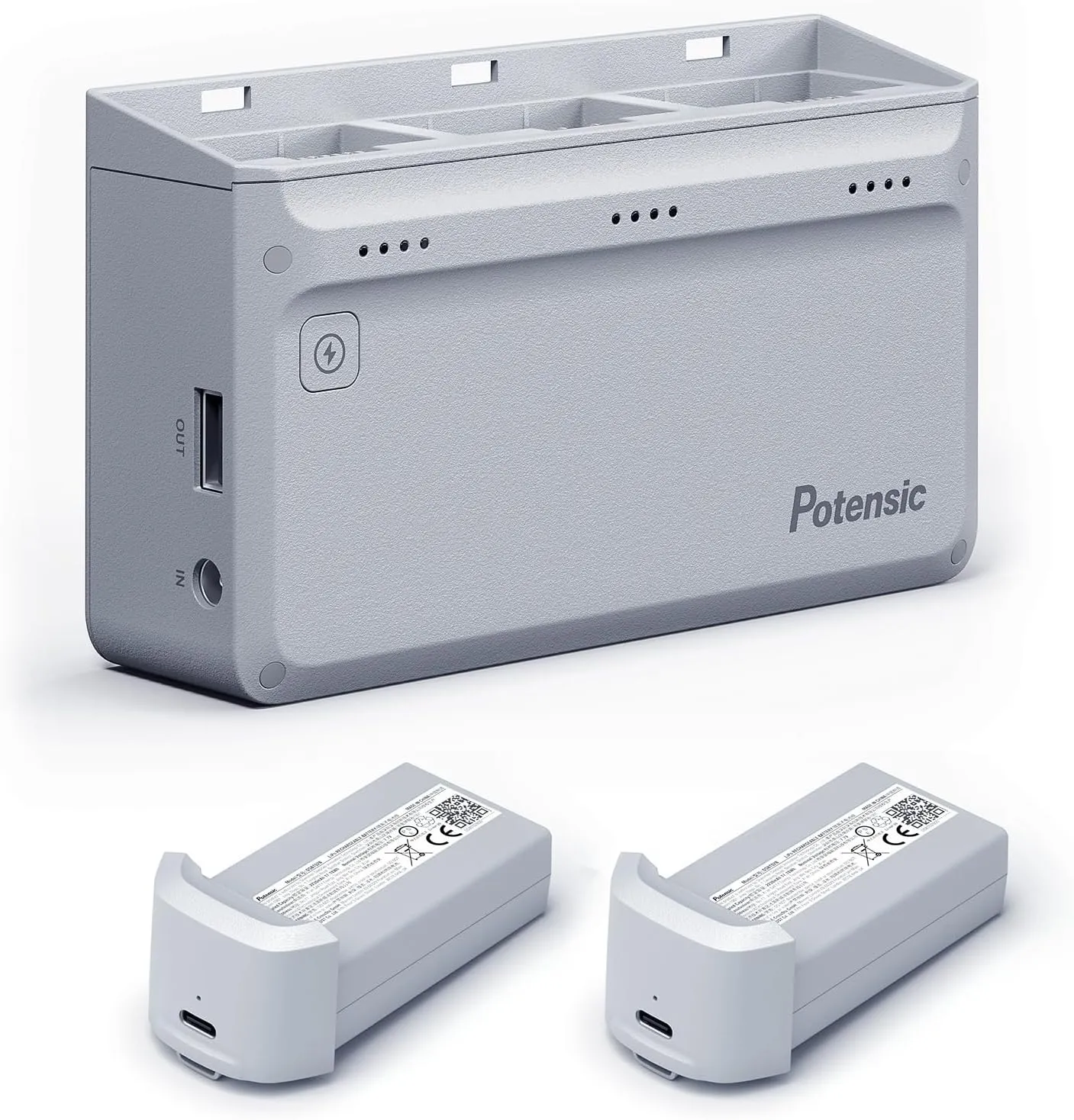 Parallel Charging Hub for ATOM Drone, 60W Quick Charging