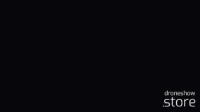 Playing cards animation - 300 drones