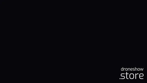 Playing cards animation - 300 drones