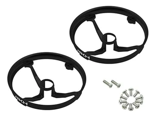 Rakon CNC AL Propeller Guards (Black) - Blade Inductrix
