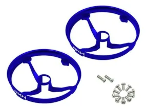 Rakon CNC AL Propeller Guards (Blue) - Blade Inductrix