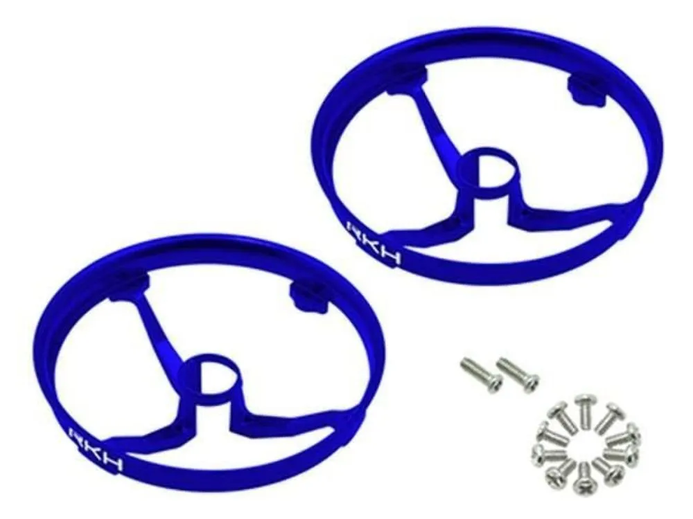 Rakon CNC AL Propeller Guards (Blue) - Blade Inductrix