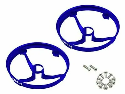 Rakon CNC AL Propeller Guards (Blue) - Blade Inductrix