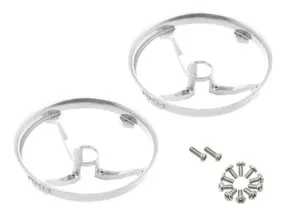 Rakon CNC AL Propeller Guards (Silver) - Blade Inductrix