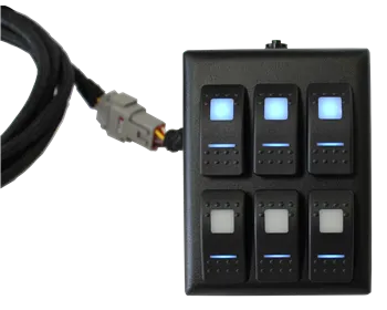 Ram Mount 6 Switch Panel Universal 36 Inch Cable Amber sPOD