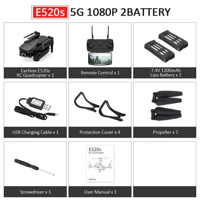 RC Drone With 4K/1080P HD Wide Angle Camera