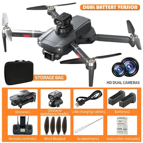 S179 RC Dron Brushless Obstacle Avoidance Drone 4K HD Camera RC