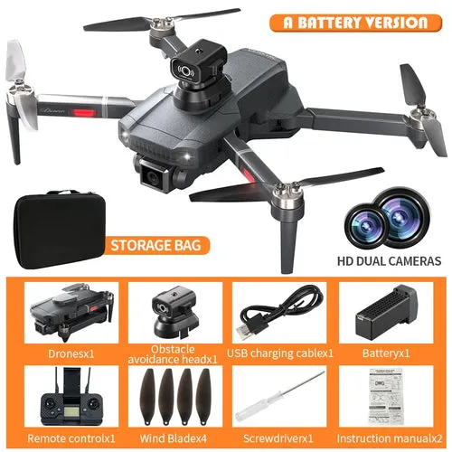 S179 RC Dron Brushless Obstacle Avoidance Drone 4K HD Camera RC