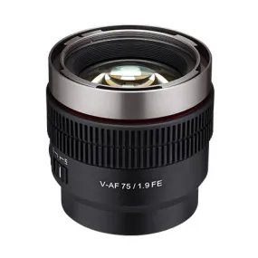 Samyang V-af 75mm T1.9 Fecine Lens