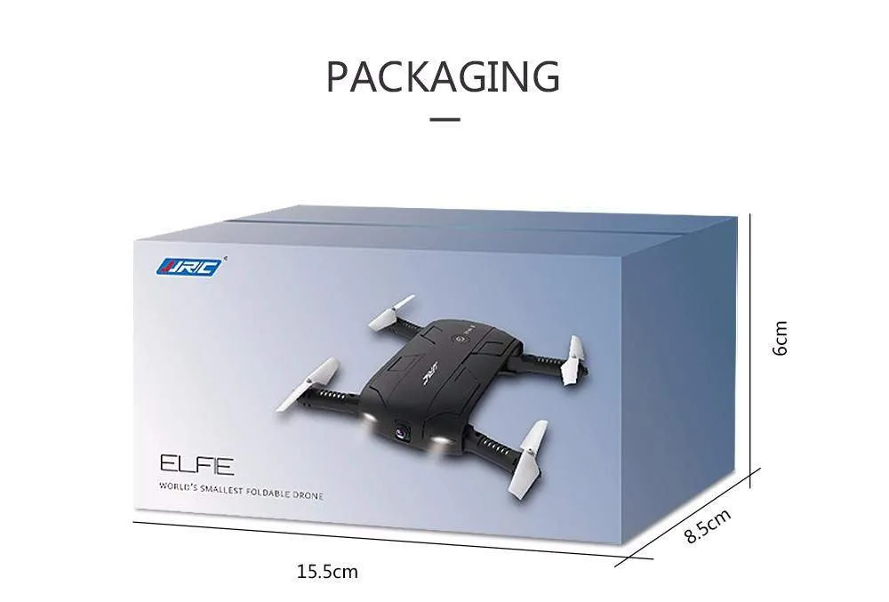 Selfie Elfie Foldable FPV Image Transmission Mini RC Quadcopter