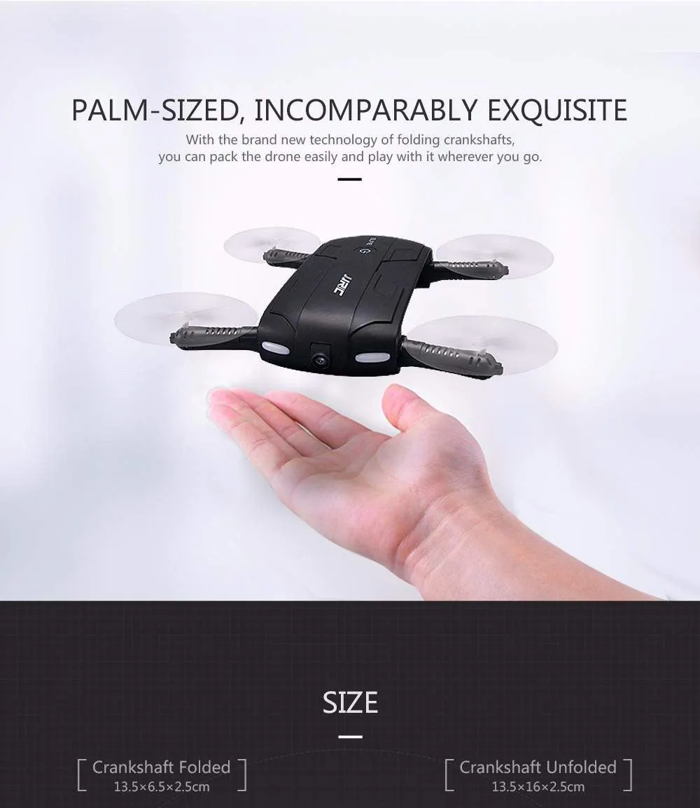 Selfie Elfie Foldable FPV Image Transmission Mini RC Quadcopter