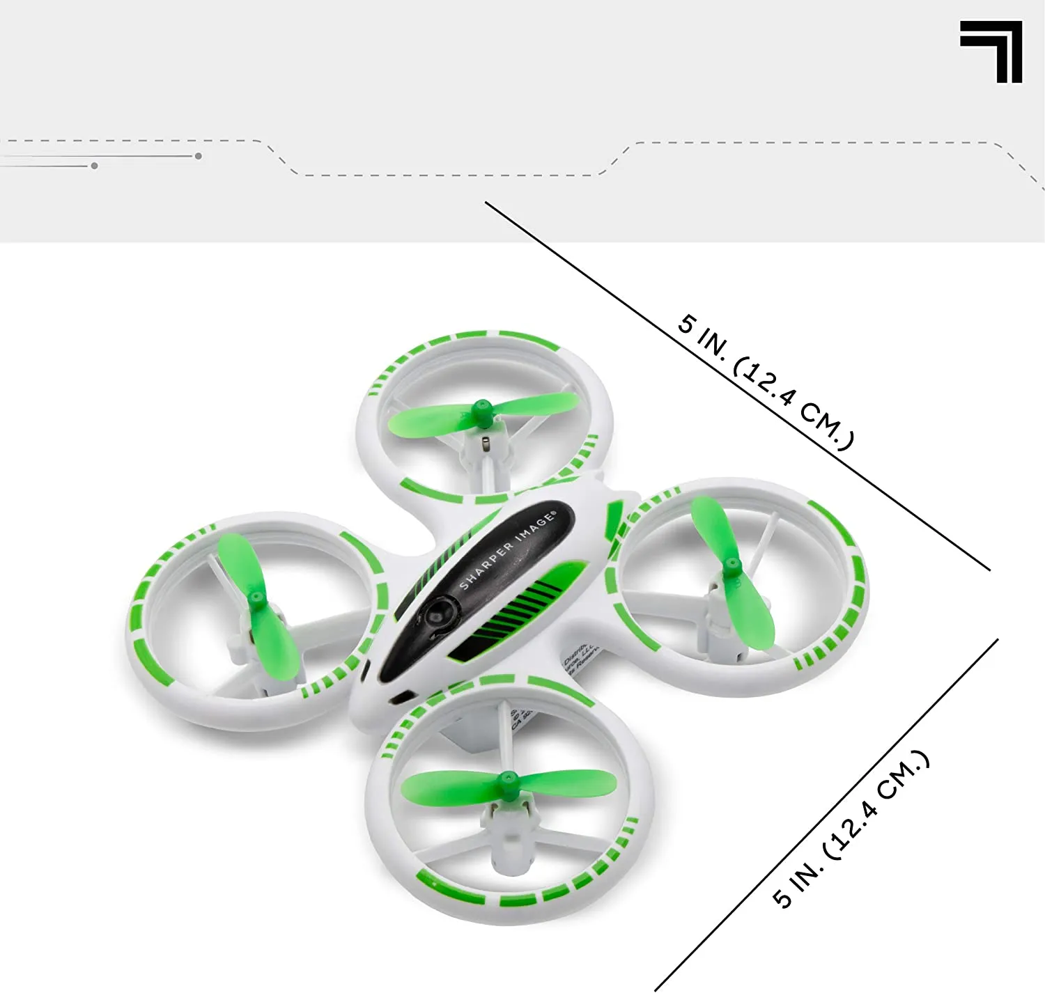 Sharper Image RC Glow Stunt Drone