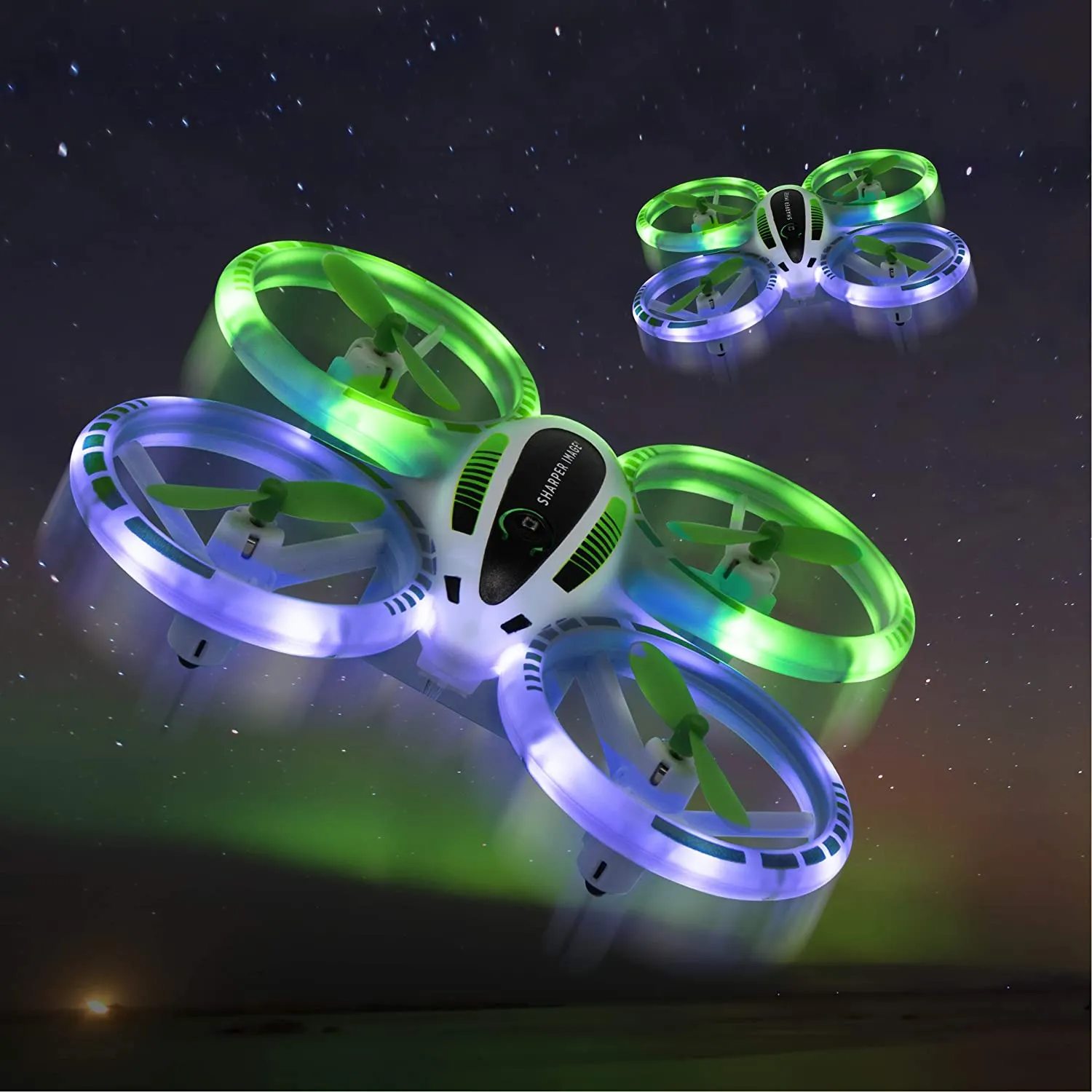 Sharper Image RC Glow Stunt Drone