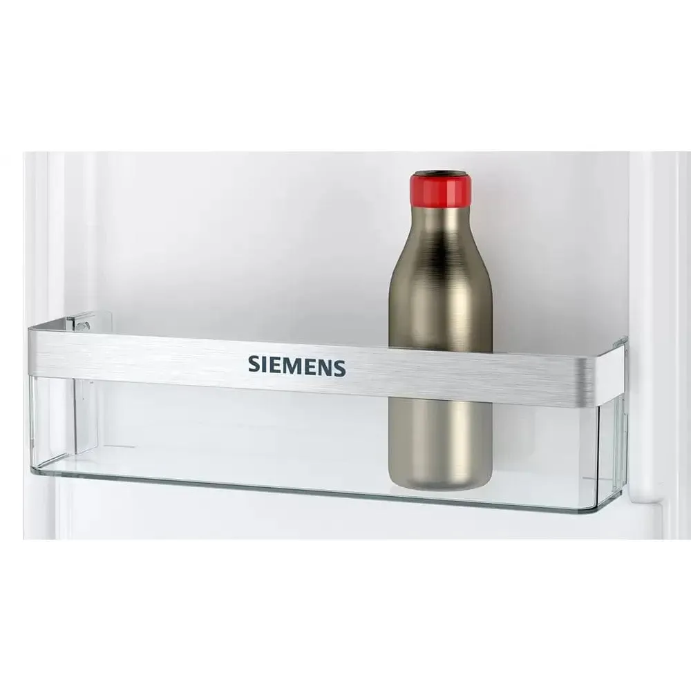 Siemens KI87VVFE0G iQ300 Built-In Fridge Freezer with Freezer at Bottom, 70/30 Split, Flat Hinge - 54.1cm Wide