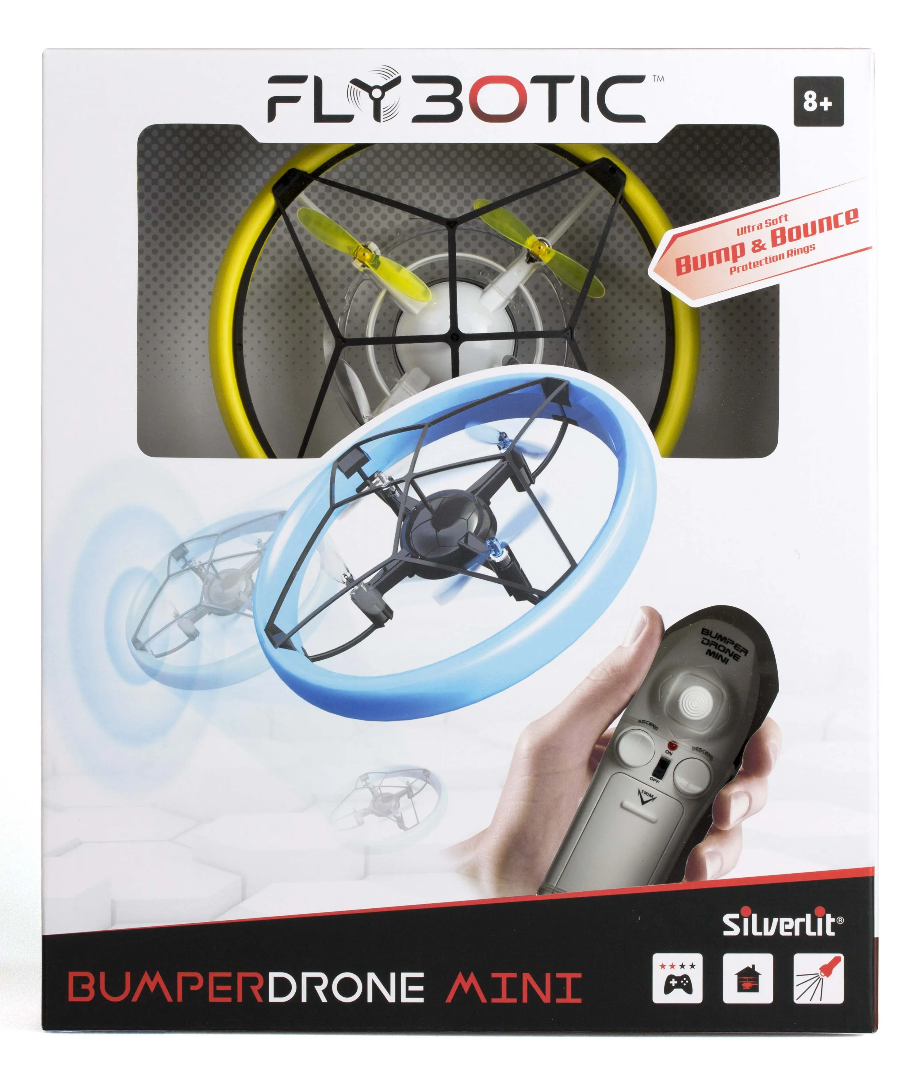 Silverlit Flybotic Remote Control Bumper Drone Mini Yellow